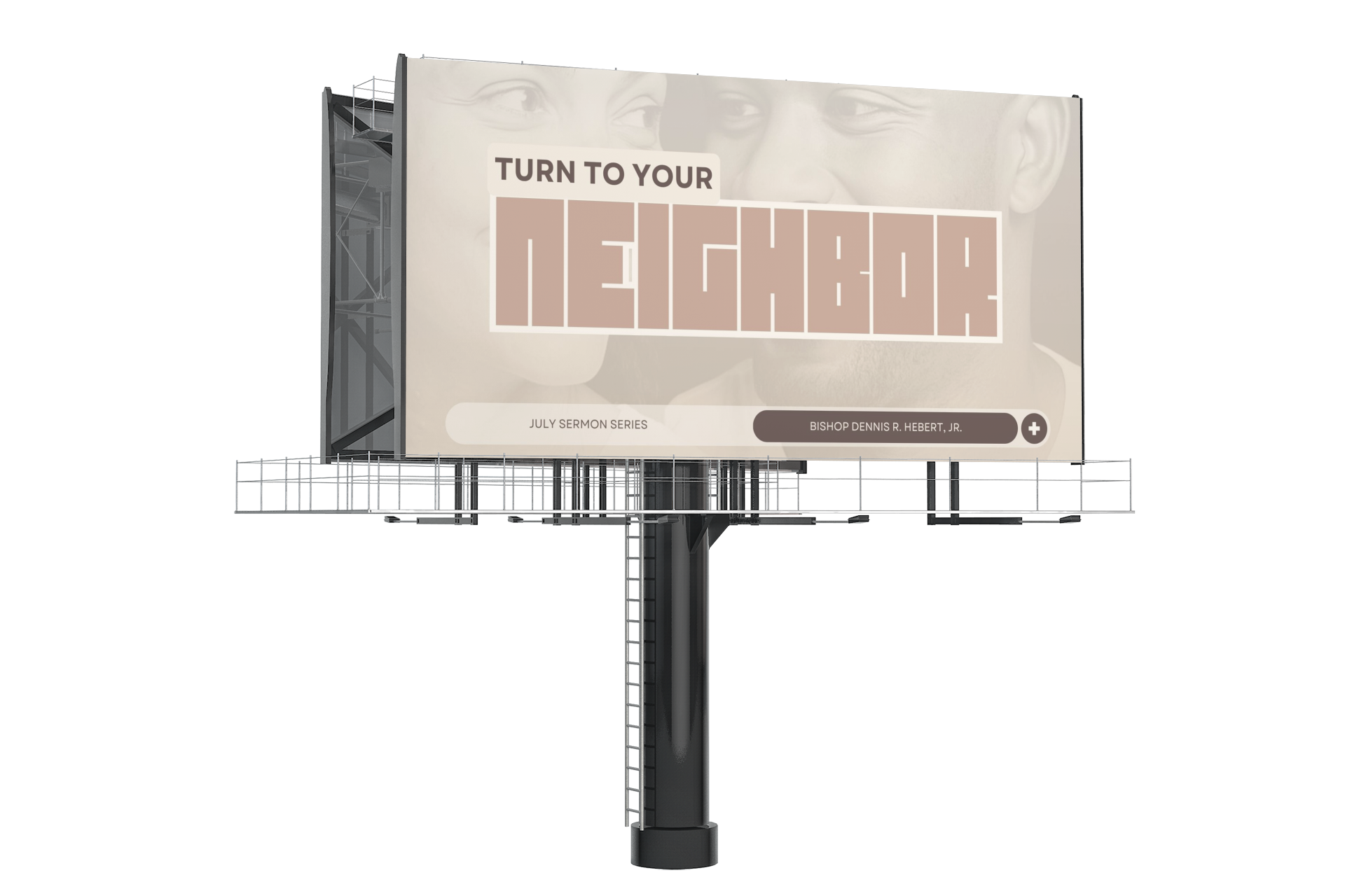 Turn To Your Neighbor sermon series scaled to billboard