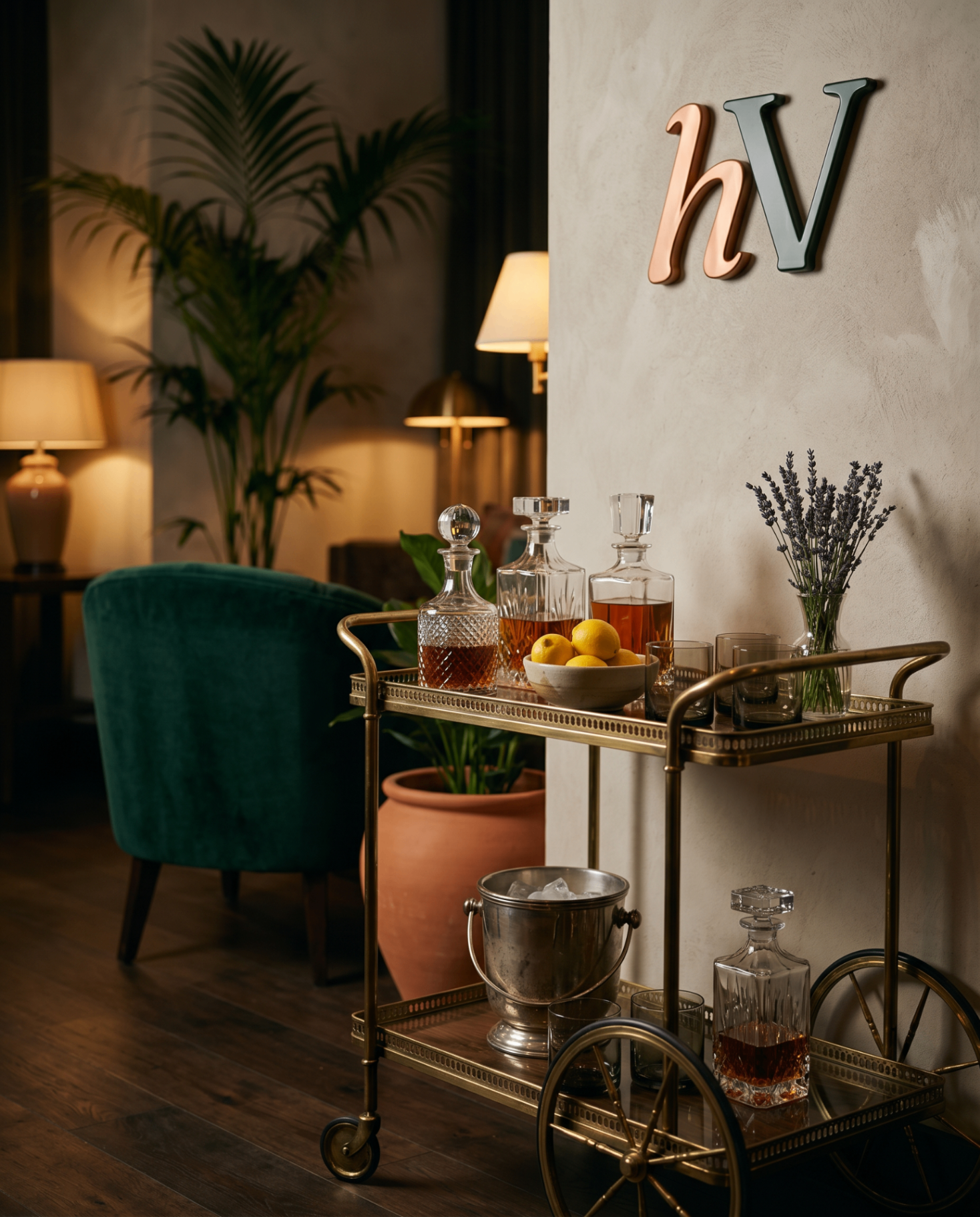 Hotel Verdant — Branded Graphic · 03: Interior brand moment